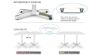 Picture of [Commercial Supply Only] SX26 Silver FLATTECH Auto Adjust Table Base 