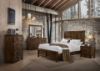 Picture of VENTURA Oak Platform Bed Frame - King Size