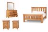 Picture of WESTMINSTER Solid Oak Bedroom Combo - 4PC King Size
