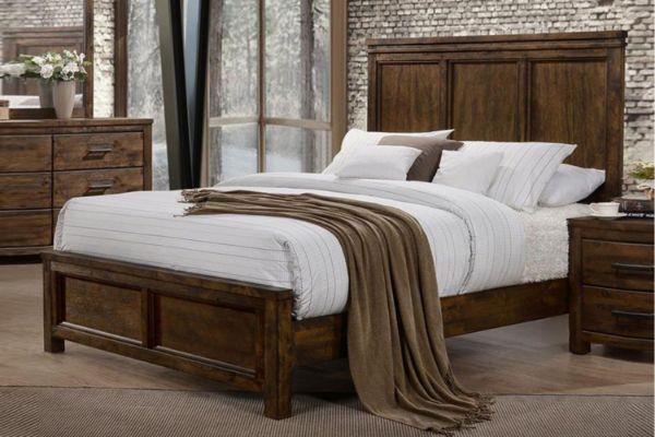 Picture of VENTURA Oak Bed Frame in Queen/King Size
