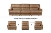 Picture of NAKEETA Reclining Sofa - 2PC Sofa Set (LAF Power Recliner + RAF Power Recliner)
