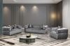 Picture of VEGAS Chesterfield Velvet  Sofa (Grey) - 3+2+1 Sofa Set