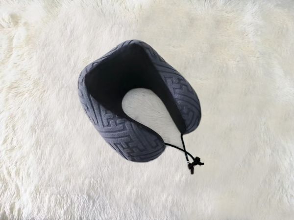 Picture of ENDY Memory Foam U-shape Neck Pillow - Plush Grey