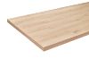 Picture of SYNERGYPLUS Dining Table with Trapezoid Metal Legs (Natural Oak) - 160x90