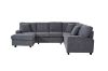 Picture of LORINA Fabric U-shape Sectional Sofa - Chaise Facing Left