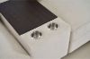 Picture of MIRANDA Modular Sofa with Ottoman & Console Power & USB Ports - Water Resistant