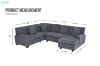 Picture of LORINA Fabric U-shape Sectional Sofa
