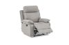 Picture of SORIANO Air Leather Manual Reclining Sofa Range (Pebble Grey) - 2 Seat Recliner Sofa (2RR) 