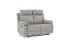 Picture of SORIANO Air Leather Manual Reclining Sofa Range (Pebble Grey) - 3 Seat Recliner Sofa (3RR)
