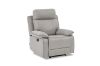 Picture of SORIANO Air Leather Manual Reclining Sofa Range (Pebble Grey) - 3RR + 2RR Sofa Set