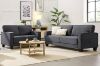 Picture of HERBERT Corduroy Sofa Range (Grey) - 3 Seater