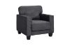 Picture of HERBERT Corduroy Sofa Range (Grey) - 3+2 Sofa Set	