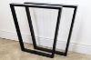 Picture of SynergyPlus H74 Trapezoid Metal Table Legs With 180 Support Bracket