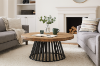 Picture of CARL D90 Reclaimed Pine Wood Round Coffee Table
