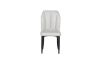 Picture of MIKASA 120 Sintered Stone Top 5PC Dining Set (Grey Table + 4 Light Grey Chairs)