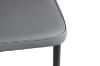 Picture of MIKASA 120 Sintered Stone Top 5PC Dining Set (Grey Table + 4 Dark Grey Chairs)