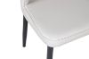 Picture of MIKASA 120 Sintered Stone Top 5PC Dining Set (Crisp-White Table + 4 Light Grey Chairs)