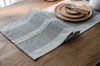 Picture of 376-009 Jacquard Geometric Pattern Table Runner/Bed Runner (Grey) - 33cmx200cm