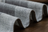 Picture of 376-009 Jacquard Geometric Pattern Table Runner/Bed Runner (Grey) - 33cmx200cm