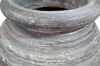 Picture of 650-002 Terracotta Vase (Grey) - 25x35