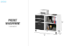 Picture of ZYLO File Cabinet with Wheels and 3 Lockable Drawers