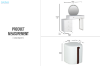 Picture of KALINA 5-Drawer Dressing Table with LED Mirror and Zerra Makeup Stool Set