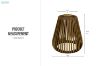 Picture of JILLIAN Mango Wood Round Side Table