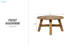 Picture of HECATE D70 Solid Teakwood Coffee Table