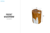 Picture of TAKARA Teak Root Cylindrical Stool