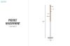 Picture of STARRY 170 Coat Rack with Marble Base
