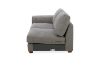 Picture of HEARTLAND Feather Filled Fabric Sectional Sofa (Grey) - Chaise Facing Right