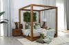 Picture of LIORA Reclaimed Pine Wood 4 Poster Bed Frame