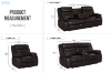 Picture of ZENO Power Reclining Sofa Range with Drop-Down Console & Cup Holders & USB & Type-C Ports