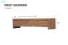 Picture of NORDWOOD 210 Reclaimed Pine Wood TV Unit