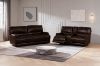 Picture of DAWSON Power Reclining Foil-Printed Fabric Sofa Range - 3 Seat Recliner Sofa (3RR)