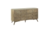 Picture of RIALTO 6-Drawer Solid Acacia Wood Dresser/Tallboy