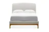 Picture of GINA Fabric & Oak Bed Frame -Double