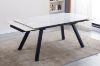 Picture of DALTON 1.6M-2.2M/1.8M-2.4M Extension Matte Sintered Stone Top Dining Table