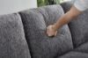 Picture of LIBERTY Premium Chenille Fabric Sectional Sofa (Dark Grey) - Chaise Facing Right with Storage Ottoman