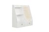 Picture of BLAINE 3-Tier Bookshelf and Toy Storage Cabinet with 2 Drawers (90x90cm）