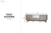 Picture of DEVIN 148 TV Unit (Grey Oak)