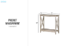 Picture of BRICH 80 Console Table (Wash Grey)