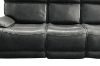 Picture of SOMIA Top-Grain Leather Manual Reclining Sofa Range (Grey) - 3 Seat Recliner Sofa (3RR)