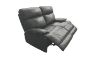 Picture of SOMIA Top-Grain Leather Manual Reclining Sofa Range (Grey) - 3RR + 2RR Sofa Set