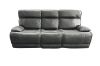 Picture of SOMIA Top-Grain Leather Manual Reclining Sofa Range (Grey) - 3RR + 2RR + 1R Sofa Set