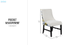 Picture of LANCEY High Back Dining Chair (Beige) - 2 Chairs in 1 Carton