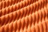 Picture of ASHFORD Fabric Sectional Compressed Sofa (Orange) - Chaise Facing Right