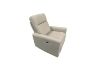 Picture of KELLAN Air Leather Power Reclining Sofa Range (Beige) - 1 Seat Recliner Armchair (1R)