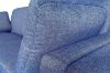 Picture of VALAND Linen 3-Seater Sofa (Blue)