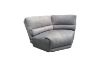 Picture of DAWSON Power Reclining Fabric Sofa Range with Storage Console & Cup Holders (Charcoal Grey)